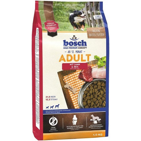 Bosch (Бош) Adult Lamb & Rice корм для собак Ягненок и Рис (3 кг)